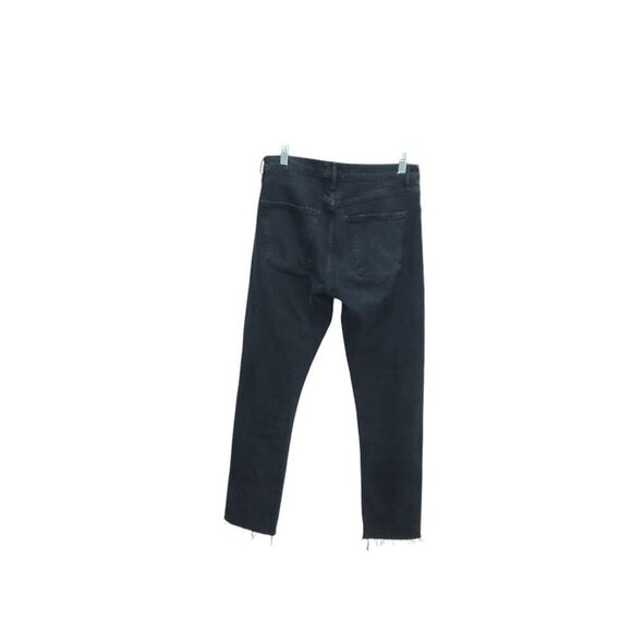 AGOLDE Toni Mid Rise Straight Raw Hem In feral Revolve Jeans - Picture 12 of 16